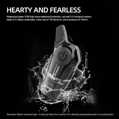 Helmet Intercom Bluetooth 5.0 Motorcycle Wireless Headset 1000m Interphone Speaker Handsfree walkie helmet talkie